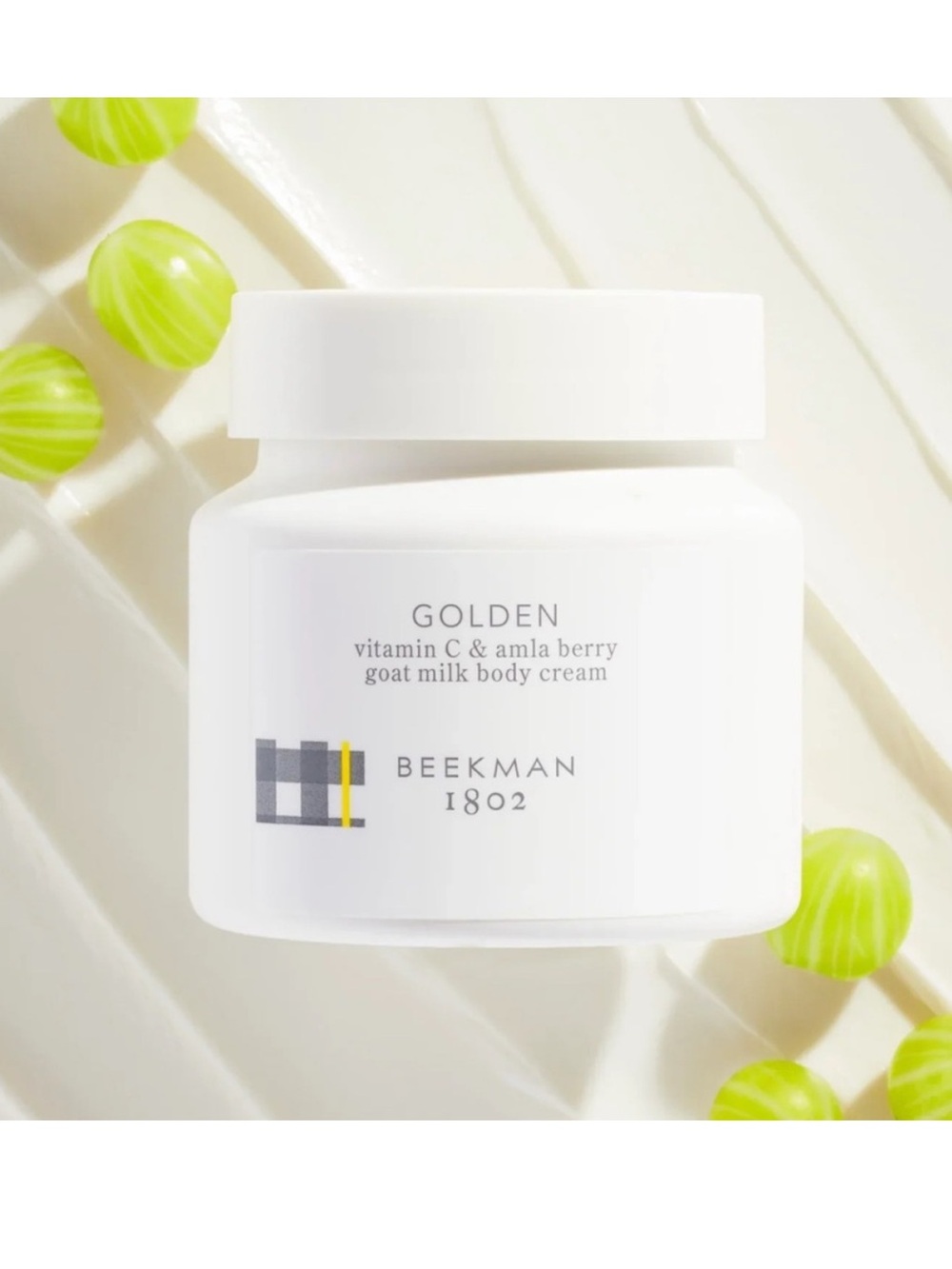 NIB! Beekman 1802 Golden Vitamin C & Amla Berry Goat Milk Body Cream 8 fl oz